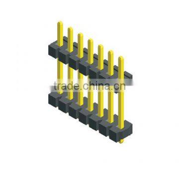 3.96mm pitch female socket double layer DIP