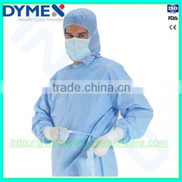 Anti Blood Raglan sleeve SMS disposable Surgical Gown