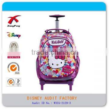 cool cute trolley backpack school trolley bag for girls