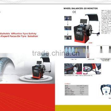 tyre workshop equipment S909 with 3D dispaly screen