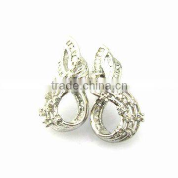 925 silver earrings infinity stud earrings