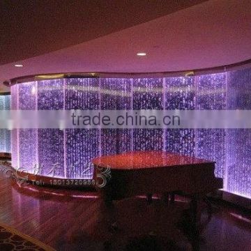 newest design home decoration acrylic led water bubble wall