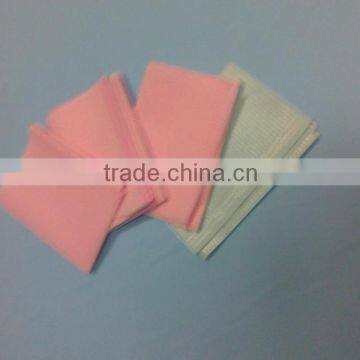 Disposable water proof paper plastic dental bib dental pad