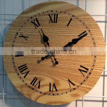 Zakka wood clock base for home deco