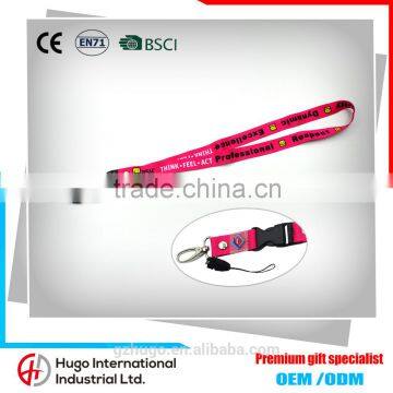 Hot Sale Funny Custom Logo Personalized Printed Breakaway Clip lanyards