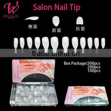 Artificial nail tip nature \white\ clear color full cover nail tips 500pcs per bag package wholesale price                        
                                                Quality Choice