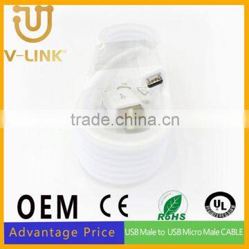 Custom Micro Usb Cord 2.0 With High Speed Data Transmission