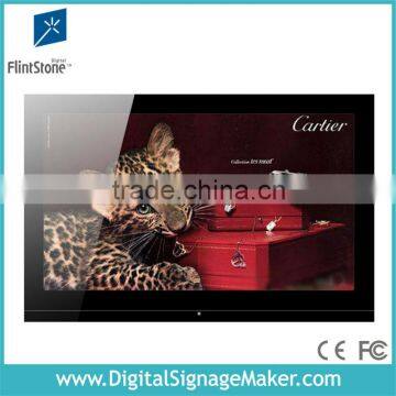 32" wide screen advertising player,Retail Store Advertising Player, wall mounted advertising player