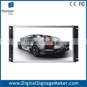 Wall embed advertising 19" open frame monitor