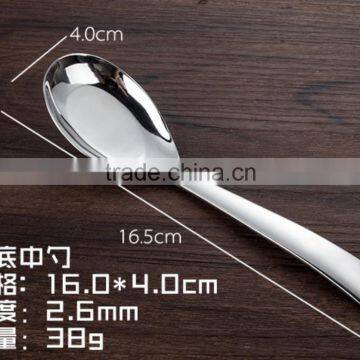 Soup Spoon Stainless Steel 410 of Mirror Polish and Gold Color photo-5