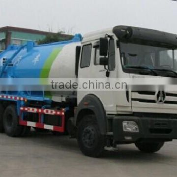 North-benze brandnew liquid waste suction truck 15000litres