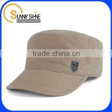 sunny shine custom 2014 wholesale cotton men's beige trucker hat