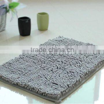 NEW Stripes Design Machine Made High Pile Cotton Bath Mat / Chenille Mat-QINYI