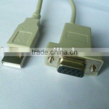 High Quality DB9 F to USB AM CABLE