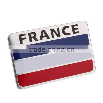 France FR Power Flag Side Rear Emblem Badge Motor Sport Decals Sticker Car