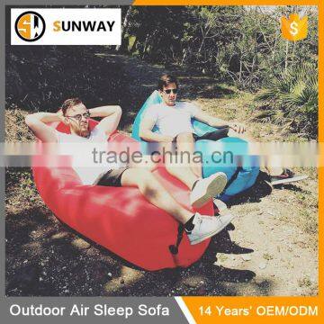 Factory Wholesale Nylon Hangout Inflatable Sleeping Bag photo-6