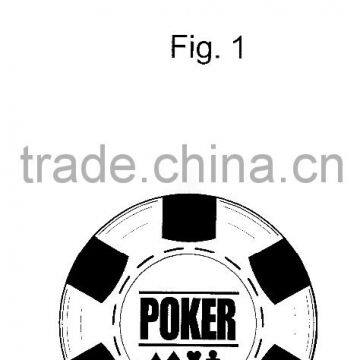 Plastic Wholesale Cheap Custom Poker Chips