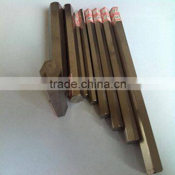 gr5 19mm*19 titanium forged hex rod for industry medical B348 F136