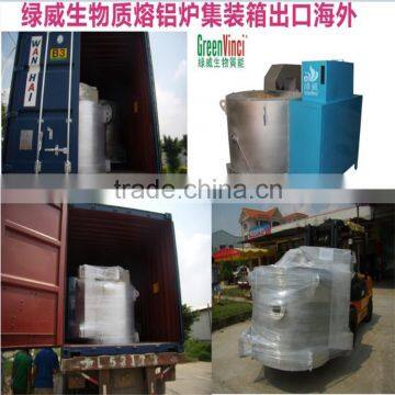 Less Burning Loss Small Biomass Induction Melting Furnace For Sale