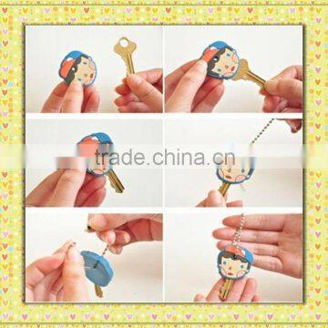 cheap wholesale good quality personalized rubber novel key head cover