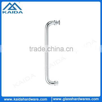 Stainless steel towel handle with knob