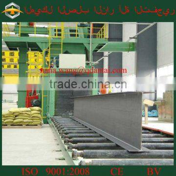 HQ69 steel structural and steel plate shot blasting machine