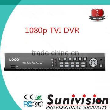 2015 hot sale 720P 1080P 4ch 8ch HD TVI DVR