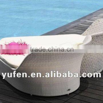 all weather modern rattan outdoor patio sofa bed