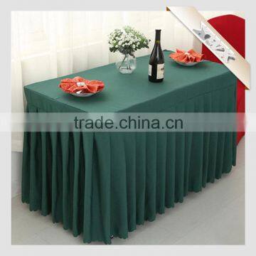 Factory Wholesale 100% Polyester White Table Cloth Made in China