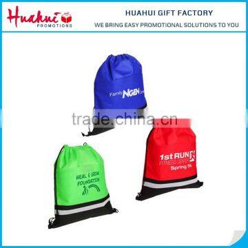 High Quality Custom Brand Cheap Polyester Drawstring Bag