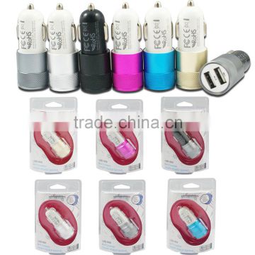 For iPhone dual Port Universal USB Car Charger