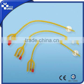 3-way standard latex silicon foley catheter