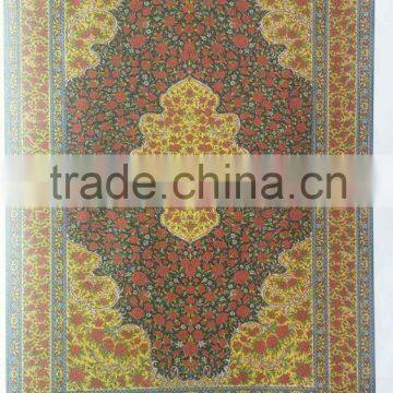 traditional classic design turkey carpet hand-knotted silk carpets, golden flower iranian turkish design silk carpets