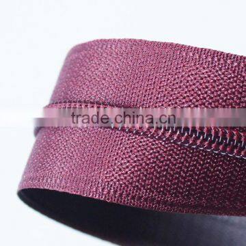 #5 Open End Nylon Coil Zippers 5# Nylon Separating Zipper photo-5