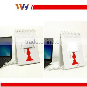 Page by Page Turn Fashionable Calendar USB Led Lamp photo-4