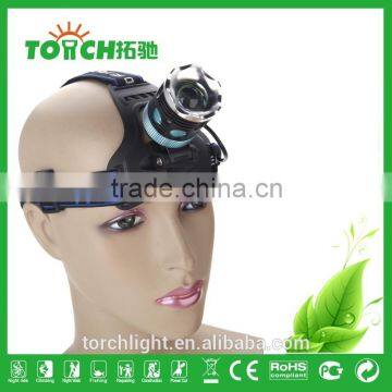 CRE E XM-L T6 LED Focus Headlight Headlamp 4-Mode 2000LM Zoomable Adjustable Light for Camping Hiking + Car Charger photo-3