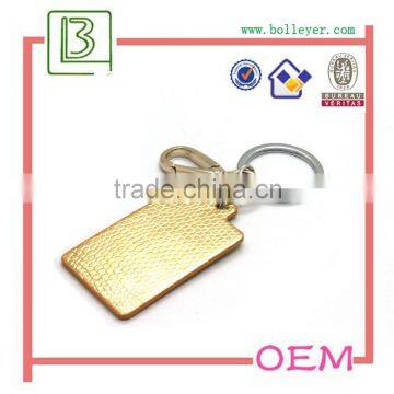 Gold Leather Keychain Holder For Wholesale photo-3