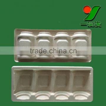 Bespoke Earth Friendly Customized Environmental Biodegradable Pulp Molded Disposable Medical Instruments Packaging Trays photo-4
