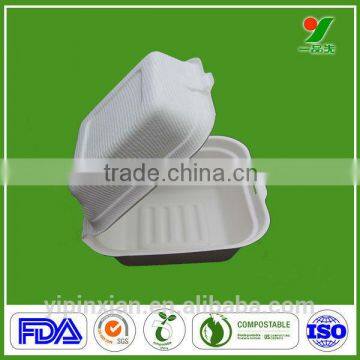 Eco friendly natural sugarcane pulp YPX2563 food packing box