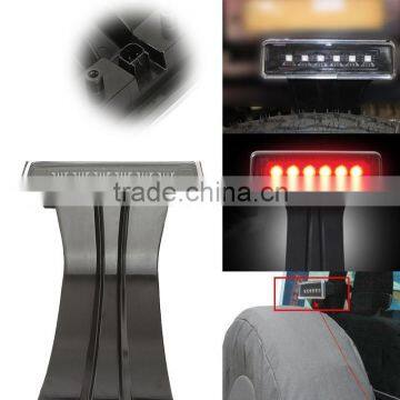 15W Clear 6 LED Rear Tail 3rd Brake Light Third Brake Lamp Fit For J-eep Wrangler JK Sport Altitude Unlimited