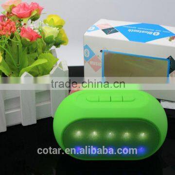 China Manufacture Wireless Bluetooth Lighted Speaker, Protable Bluetooth Speaker With FM Radio