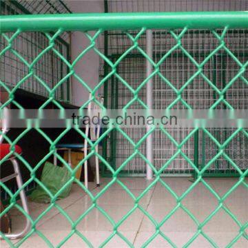 50x50mm pvc coated metal mesh chain link fence for sale