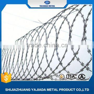 galvanized blade razor barbed wire mesh roll wire fencing