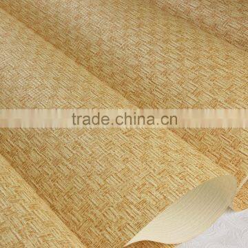 Embossed, Opaque Surface Treatment and Decorative Function Gold Supplier PVC Film