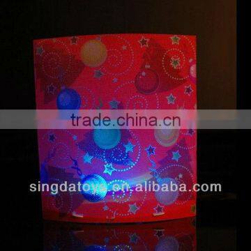 Colorful projection lamp fiber optic decoration