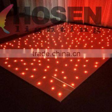 DMX RGB 3in1 colorful change starlight LED dance floor