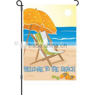 Garden Flag-Beach