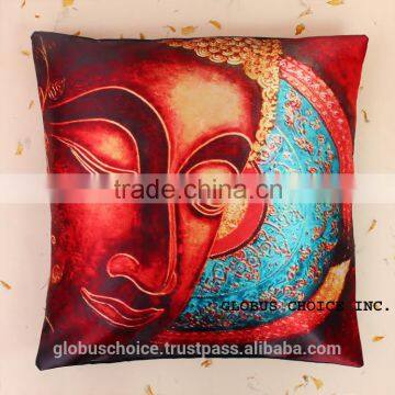 Indian Pillow Case Digital print BUDDHA Metitation Cushion Cover