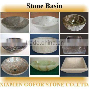 Top qualtiy marble basin, wash stone basin