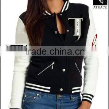 Customized Varsity Jacket / Letterman Jacket / Varsity Jacket with Leather SLeeves